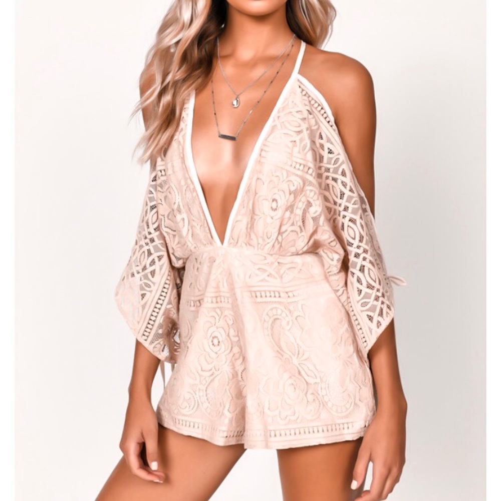 TOBI southern pink romper